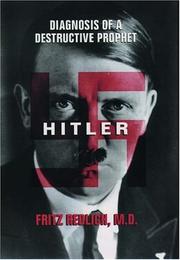 Cover of: Hitler by Fredrick C. Redlich