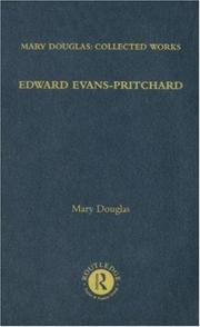 Cover of: Evans-Pritchard: Mary Douglas: Collected Works, Volume 7