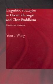Cover of: Linguistic strategies in Daoist Zhuangzi and Chan Buddhism: the other way of speaking
