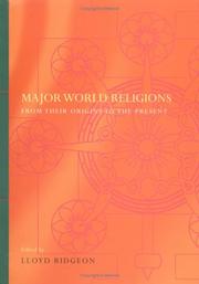 Cover of: Major world religions by edited by Lloyd Ridgeon.