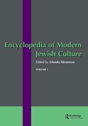 Cover of: Encyclopedia of Modern Jewish Culture