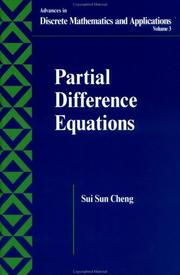 Partial Difference Equations by Sui Sun Cheng