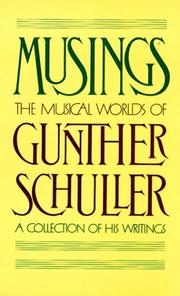Cover of: Musings by Gunther Schuller