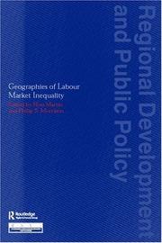 Cover of: Geographies of labour market inequality