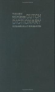 The new Routledge Dutch dictionary by N. E. Osselton