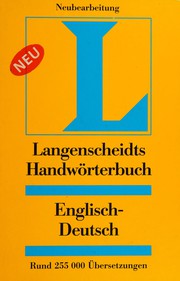 Langenscheidts Handwörterbuch Englisch by Sonia Brough, Heinz Messinger
