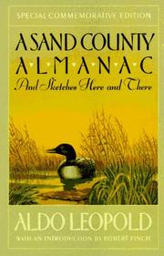 Cover of: A Sand County Almanac by Aldo Leopold