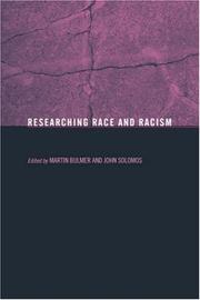 Cover of: Researching race and racism