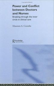 Cover of: Power and Conflict Between Doctors and Nurses by Maureen Coombs