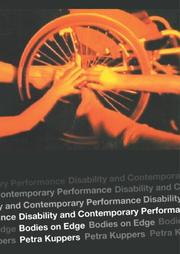 Cover of: Disability and Contemporary Performance | Petra Kuppers