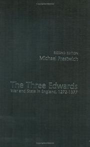 Cover of: The three Edwards by Michael Prestwich