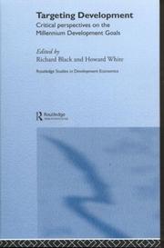 Cover of: Targeting development: critical perspectives on the millennium development goals