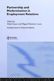 Cover of: Partnership and modernisation in employment relations