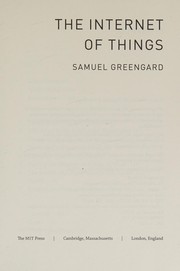 Cover of: The internet of things by Samuel Greengard