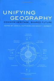 Cover of: Unifying geography: common heritage, shared future?