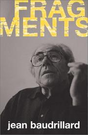 Cover of: Fragments by Jean Baudrillard