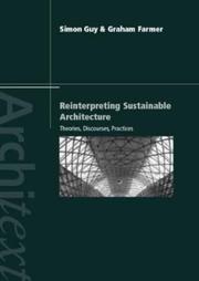 Cover of: Reinterpreting Sustainable Architecture: Theories, Discourses, Practices (Architext)