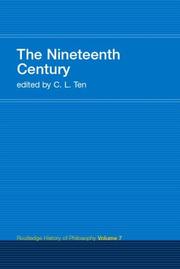 Cover of: The Nineteenth Century: Routledge History of Philosophy Volume 7