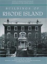Cover of: Buildings of Rhode Island (Buildings of the United States) by William H. Jordy