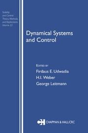 Cover of: Dynamical systems and control