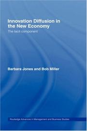 Cover of: Tacit Knowledge (Routledge Advances in Management and Business Studies) by Bob Miller, Barbara Jones