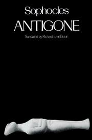 Cover of: Antigone | Sophocles