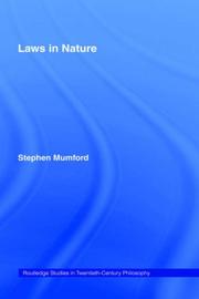 Laws in nature by Stephen Mumford