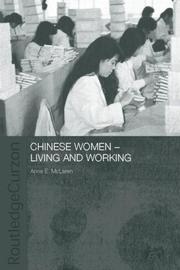 Cover of: Chinese women, living and working