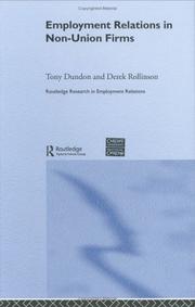 Cover of: Employment relations in non-union firms