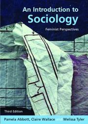 Cover of: An introduction to sociology by Pamela Abbott