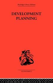 Cover of: Development Planning