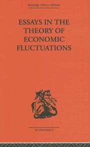 Cover of: Essays in the Theory of Economic Fluctuations