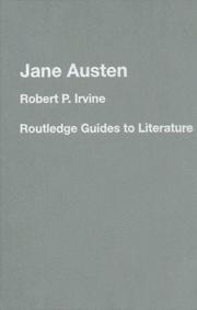 Cover of: Jane Austen by Robert P. Irvine