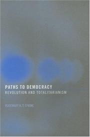 Cover of: Paths to democracy by Rosemary H. T. O'Kane