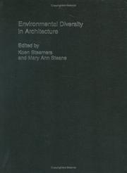 Cover of: Environmental Diversity in Architecture by Koen Steemers