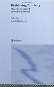 Cover of: Rethinking Ethnicity by Eric Kaufmann