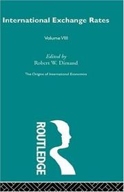 Cover of: International Exchange Rates by Robert Dimand