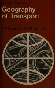 Cover of: Geography of transport