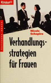 Cover of: Verhandlungsstrategien für Frauen