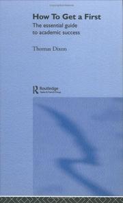 Cover of: How to get a first by Dixon, Thomas