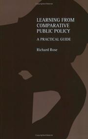 Cover of: Learning from comparative public policy by Richard Rose, Richard Rose