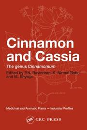 Cinnamon and cassia by P. N. Ravindran