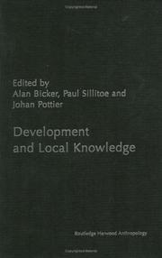 Development and Local Knowledge by Alan Bicker