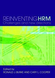 Cover of: Reinventing human resources management: challenges and new directions