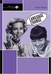Cover of: Language change