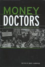 Cover of: Money doctors: the experience of international financial advising 1850-2000