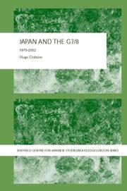 Cover of: Japan and the G7/8 by Hugo Dobson