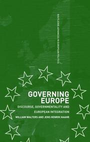 Cover of: Governing Europe | Walters, William
