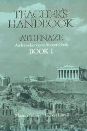 Cover of: Teacher's Handbook for Athenaze, Book 1 (Teacher's Handbook Book 1) by Maurice Balme, Gilbert Lawall