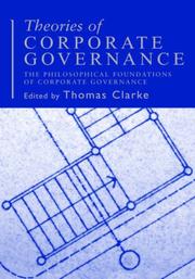 Cover of: Theories of Corporate Governance by Thomas Clarke